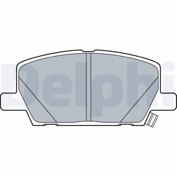 ТОРМОЗНЫЕ КОЛОДКИ ПЕРЕДНИЕ LP3482 DELPHI CHEVROLET
