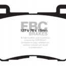 EBC DP41823R набор тормозных колодок, дисковые тормоза