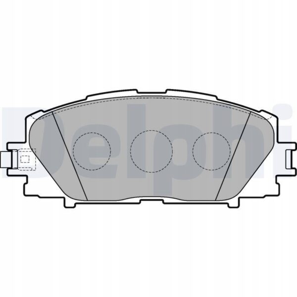 Тормозные колодки toyota prius 09 - - DELPHI LP3273