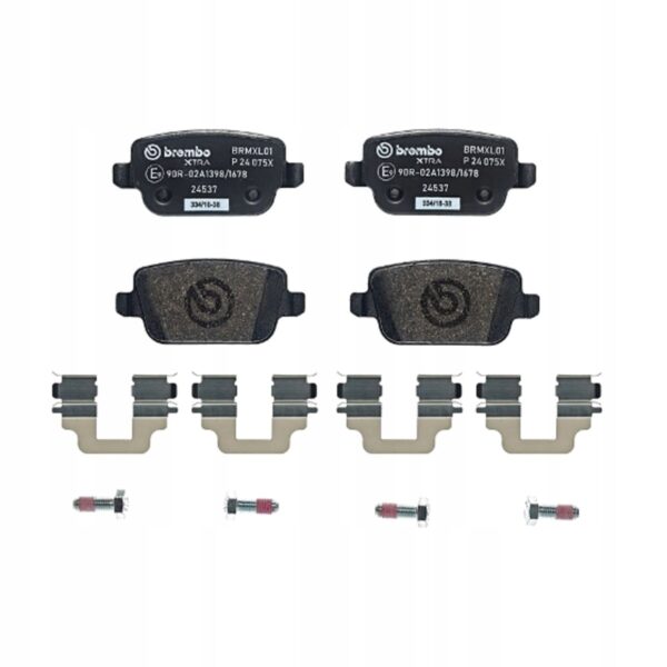 Brembo P 24 075x комплект тормозных колодок, дисковые тормоза