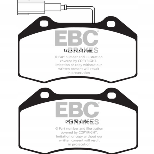Диски и колодки EBC GREEN STUFF Alfa Romeo Mito / Fiat Punto EVO DP22021