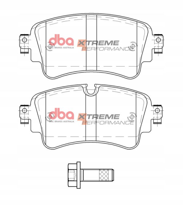 Колодки задние DBA Xtreme Audi A4 B9 | A6 C8 / Q7 4M / VW Touareg III DB15032X