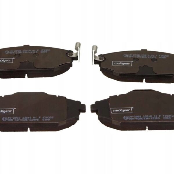 Maxgear 19-2958 набор тормозных колодок, дисковые тормоза
