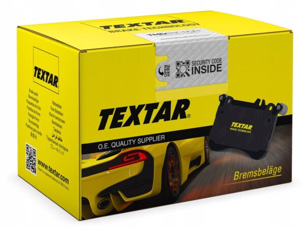 Textar 2568801 набор тормозных колодок, дисковые тормоза