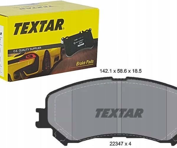 TEXTAR тормозные колодки передние 2234701
