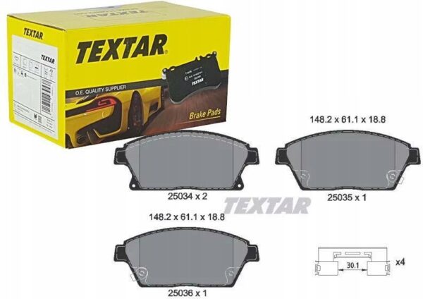 Тормозные колодки TEXTAR 2503481