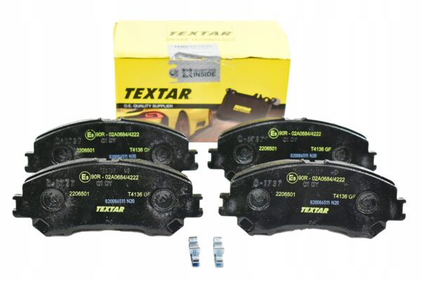 TEXTAR ТОРМОЗНЫЕ КОЛОДКИ ПЕРЕДНИЕ 2206501