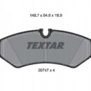 TEXTAR тормозные колодки задние 2074701