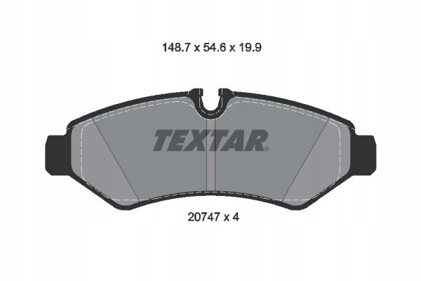 TEXTAR тормозные колодки задние 2074701